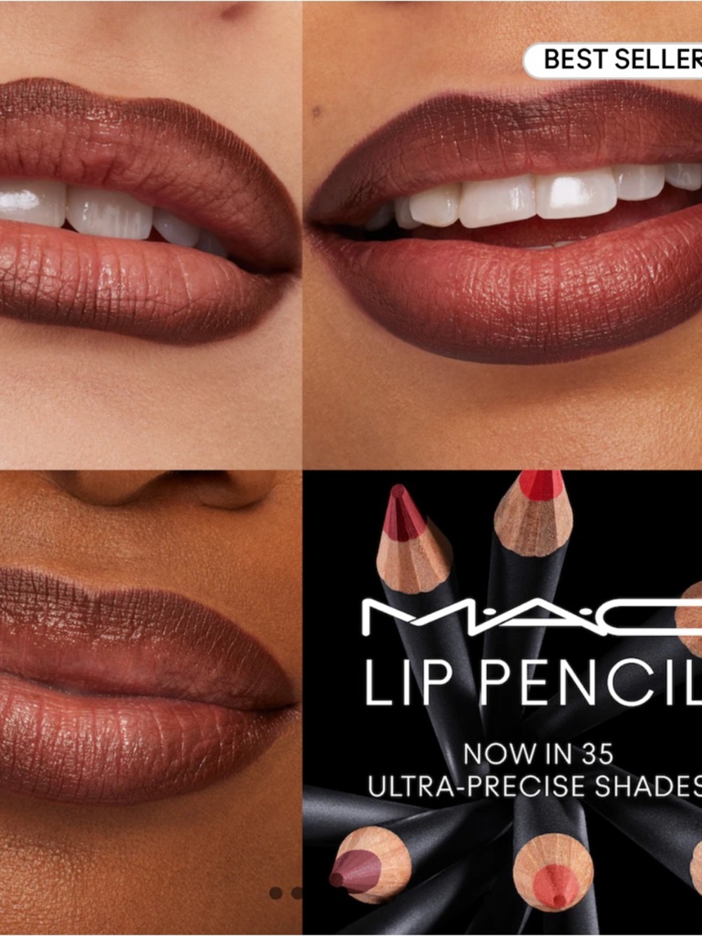 MAC Cosmetics Chestnut Lip Pencil New in box intense brown color